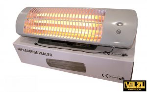 1500 W, 3 standen heater met terkkoord