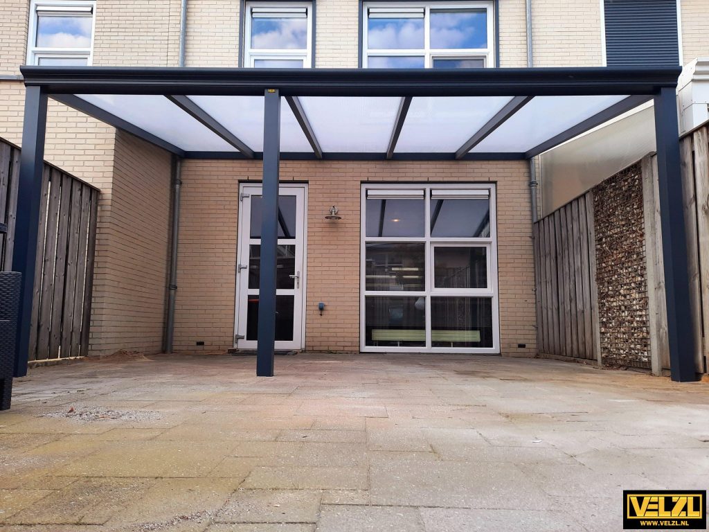 Aluminium veranda met polycarbonaat dak