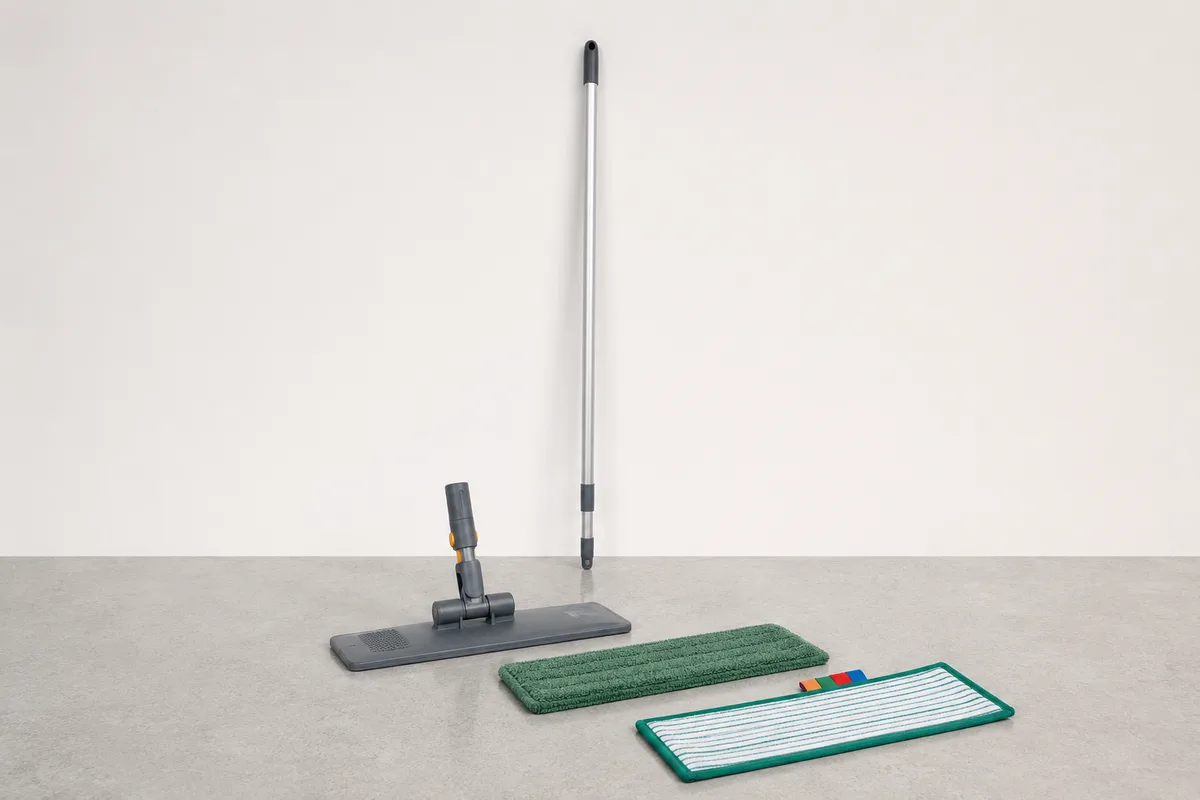 DAINK applicatie telescoopsteel met padhouder en twee microvezelpads